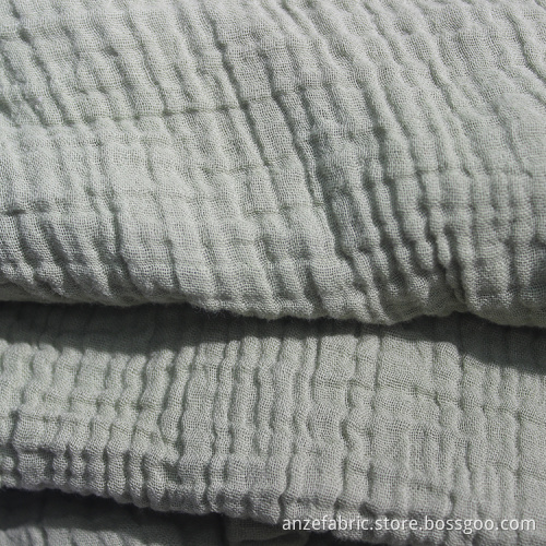 double layer 100% cotton gauze fabric